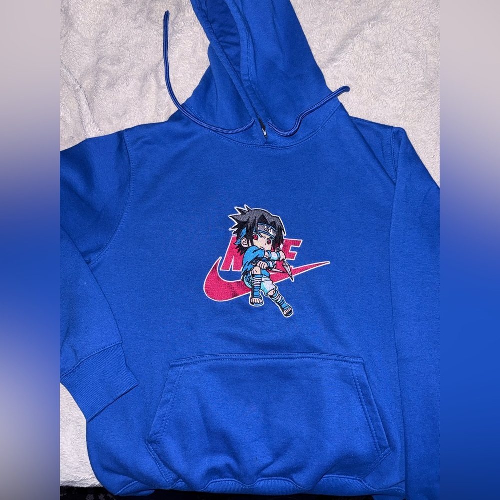 Blue Saskue Hoodie made by noralache size medium